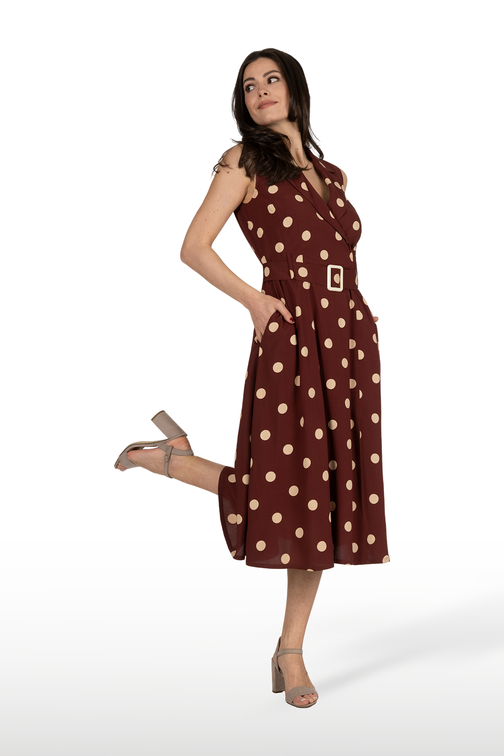 Рокля REBECCA в бордо