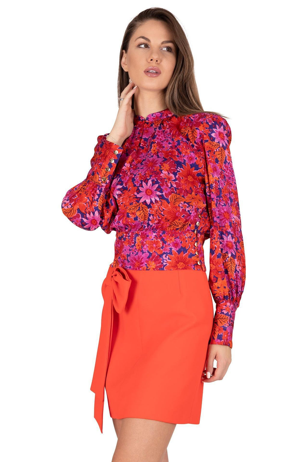 Дамска блуза с ръкав "епископ" MARZIA
