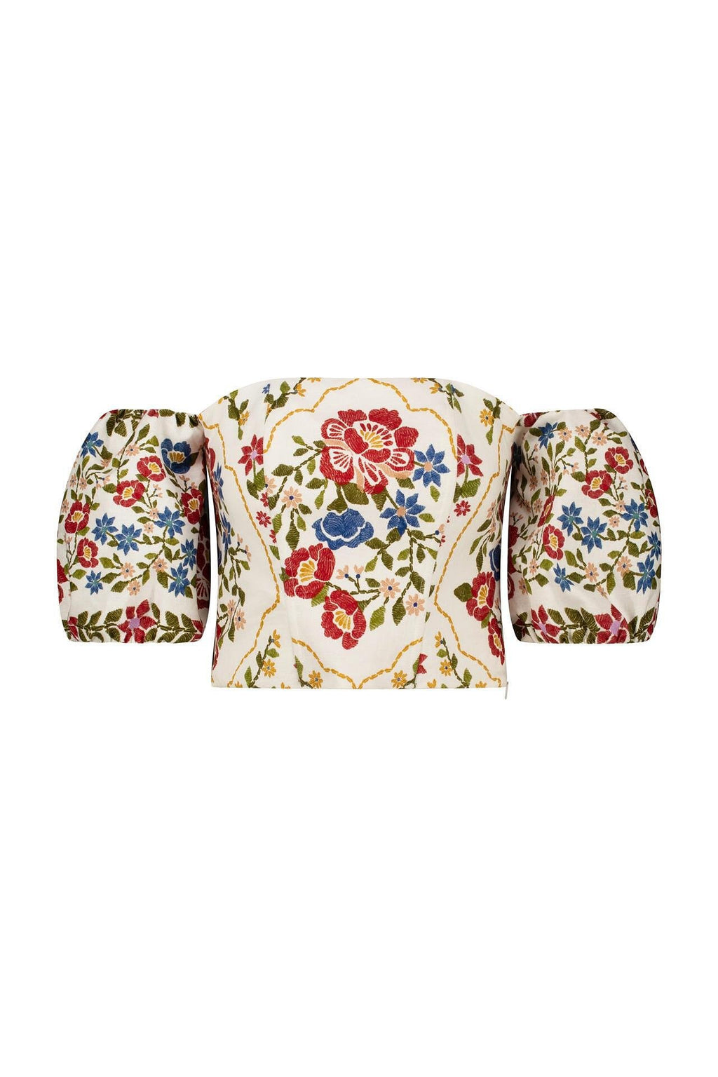 Дамски топ с флорална щампа BOHO VIBES