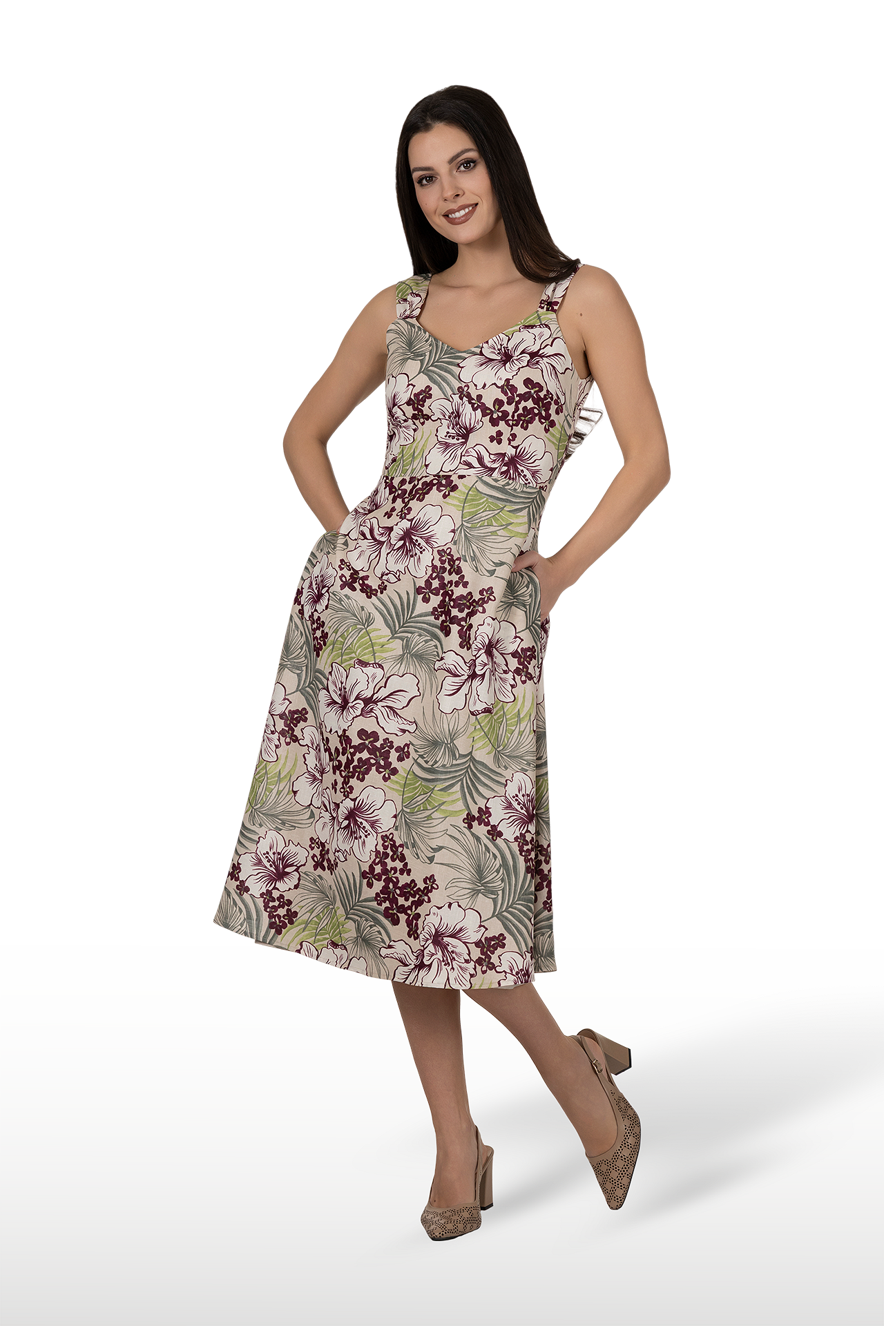 Ленена рокля ESMEE