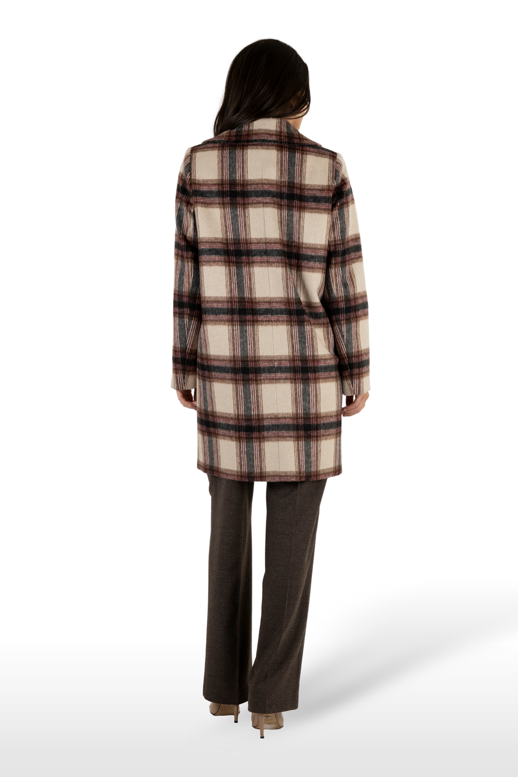 Карирано палто MARIE-CLAIRE