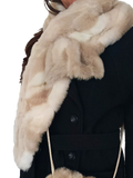 Шал с еко косъм BEVERLY